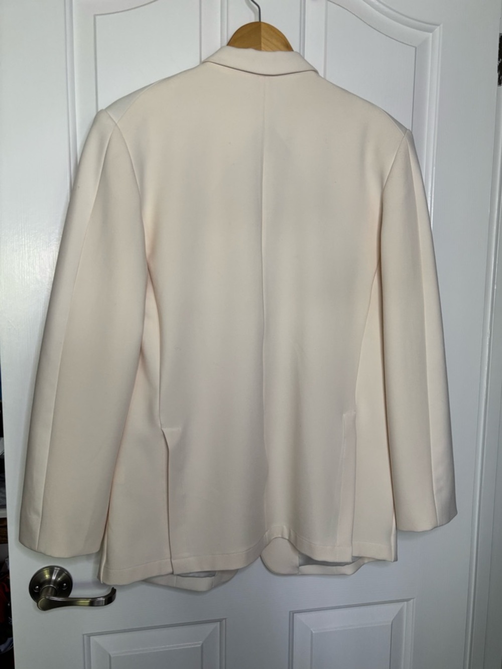 NWT KALLMEYER Gemini Blazer in Ecru Women’s Classic Two-Button size 8 - Picture 11 of 13